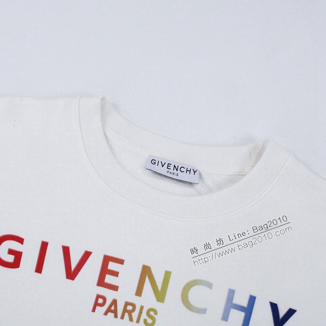 Givenchy專櫃紀梵希專門店2023FW新款彩虹漸變印花衛衣 男女同款 tzy3092